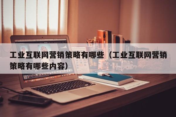 工业互联网营销策略有哪些（工业互联网营销策略有哪些内容）