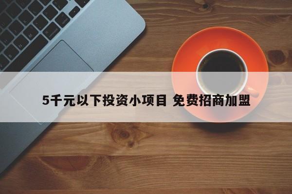 5千元以下投资小项目 免费招商加盟