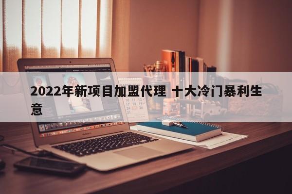 2022年新项目加盟代理 十大冷门暴利生意