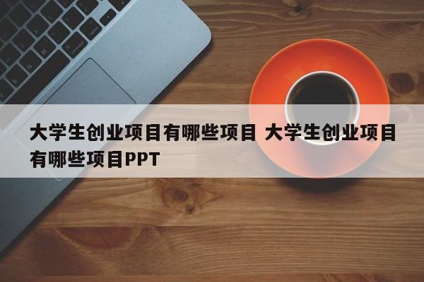 大学生创业项目有哪些项目 大学生创业项目有哪些项目PPT