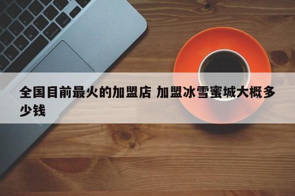 全国目前最火的加盟店 加盟冰雪蜜城大概多少钱