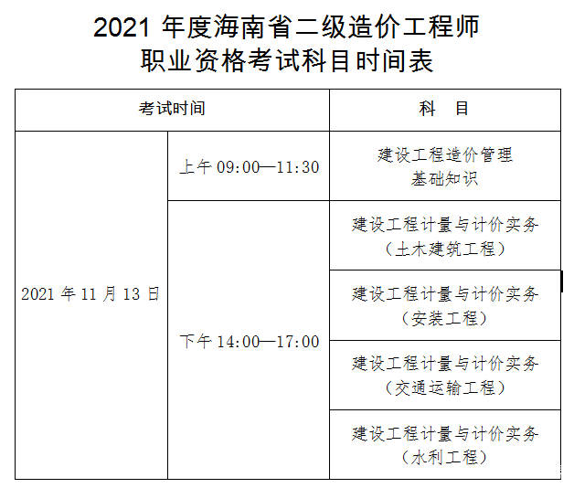 成都注册造价工程师考试时间(成都注册造价工程师考试时间安排)