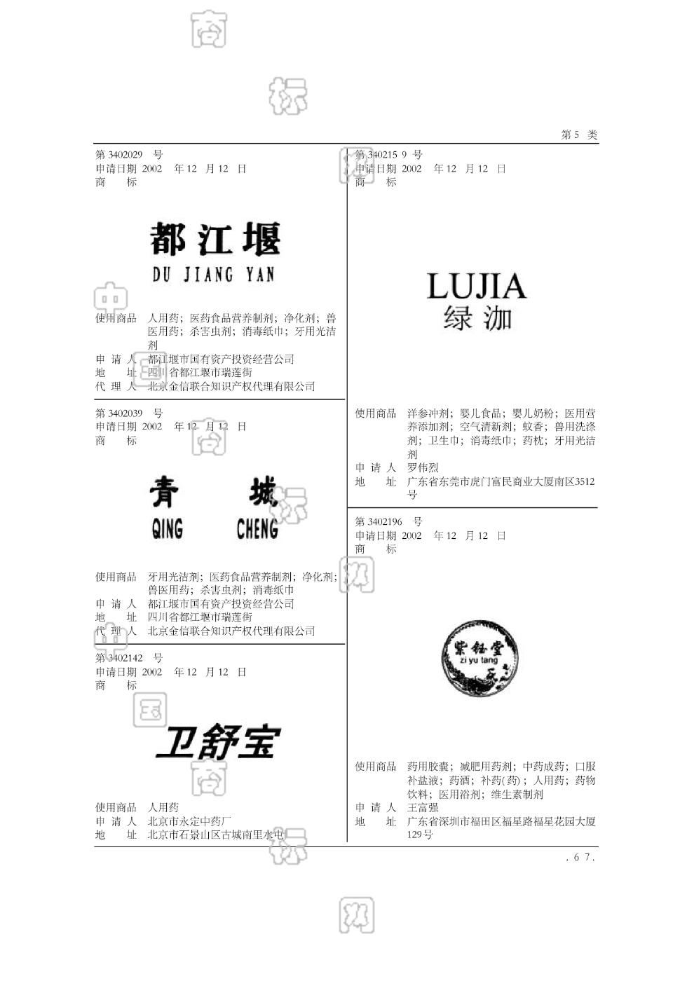 包含都江堰企业商标注册办理的词条